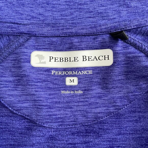 Pebble Beach Performance Women's Full-Zip Athletic/Golf Jacket Purple, Size M - Picture 6 of 8